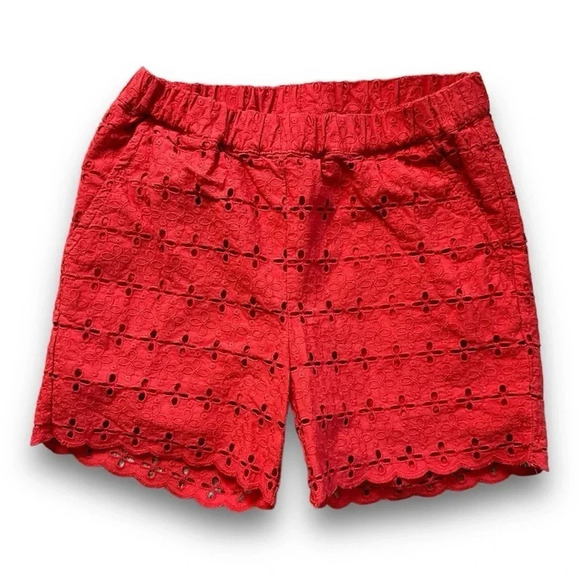 Hanna Andersson | Girls’ Red Eyelet Shorts (6-7 yrs) ❤️ - Picture 1 of 5